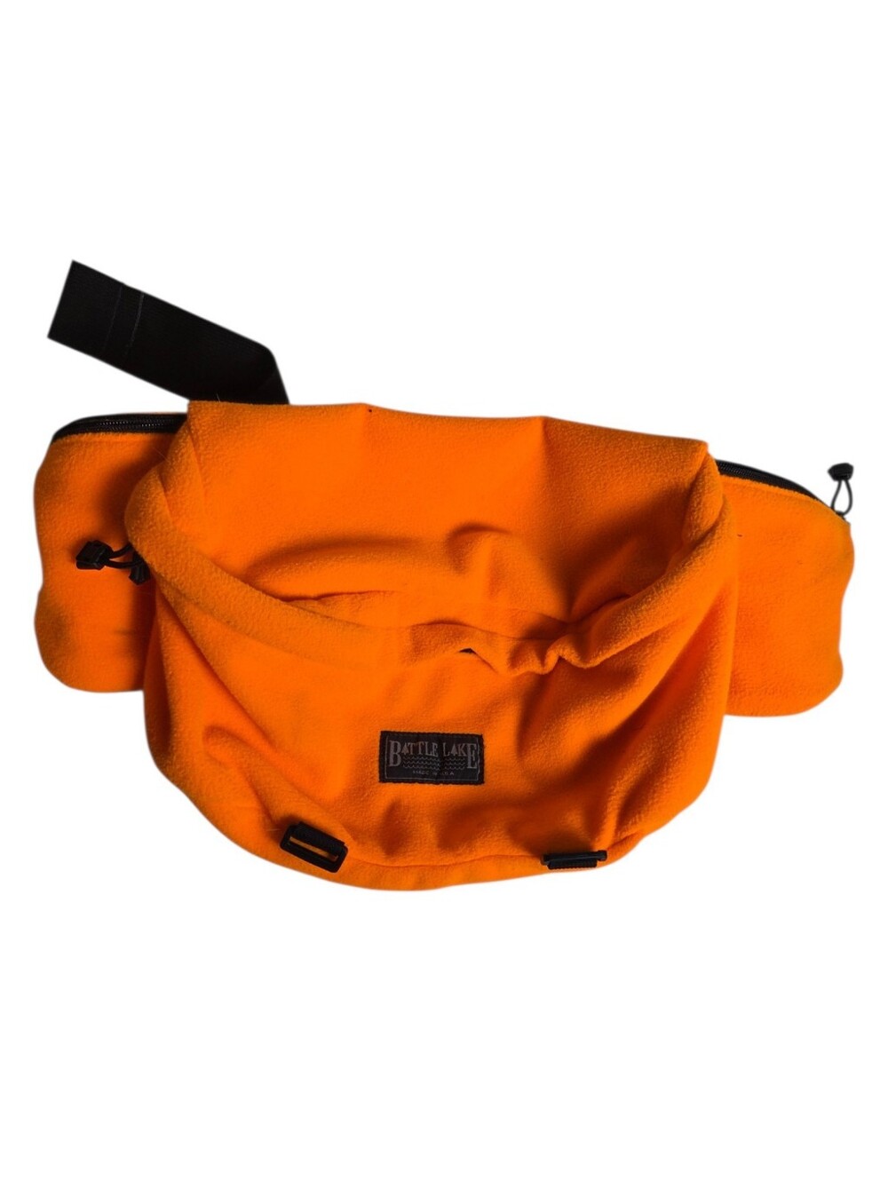 Battle Lake Outdoors Hunting Fanny Pack Blaze Orange Fleece Large Waist Bag